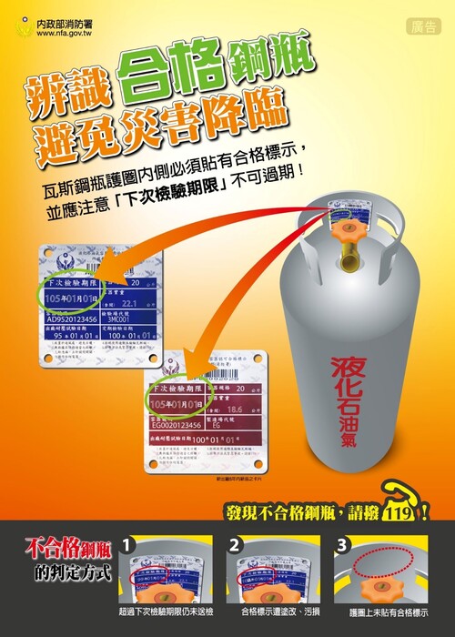 拒絕使用逾期鋼瓶