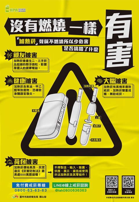 加熱菸危害圖片